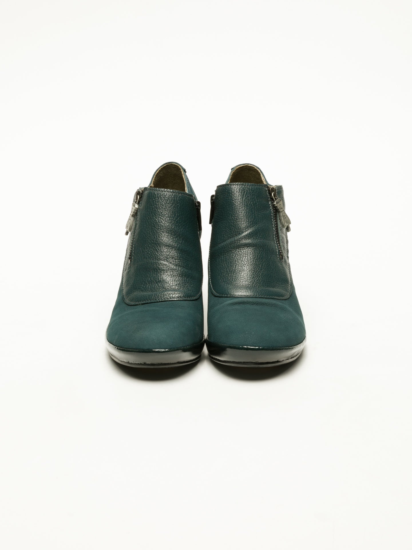 Fly London Botins com Fecho em Verde